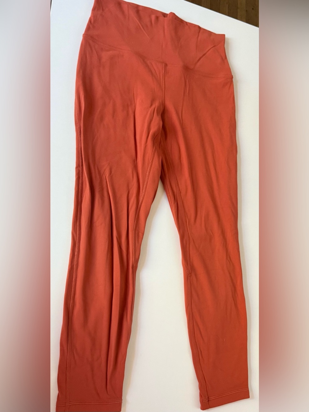 lululemon athletica Orange High-Rise Leggings - Size 10
